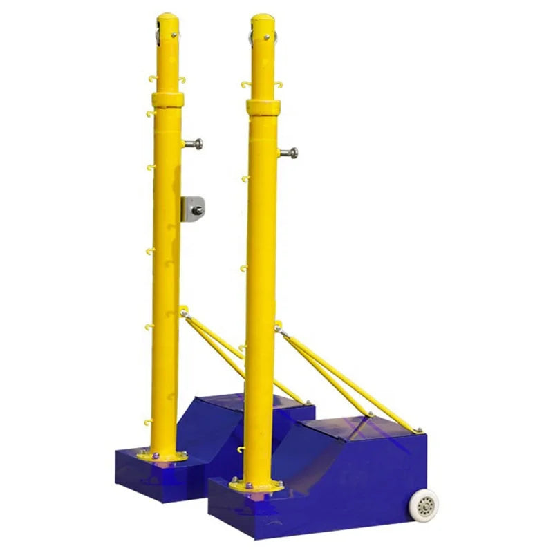 Movable Portable Volleyball Pole Badminton Post Tennis Court Light Pole Volleyball Net Poles