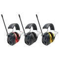 Hearing Protection Headphones with FM/AM Radio-28dB Adjustable Headband Memory 5 Channels for Mowing Workshops Snowblowing