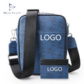 Wholesale Custom Logo Men Fashion Card Holder Purse Custom Crossbody Messenger Shoulder Bag for Men