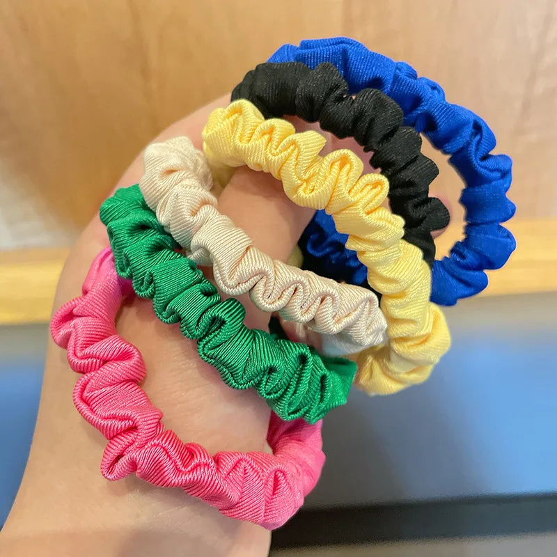 Wholesale Good Quality Fashion Colorful Ties Korean Hair Elastic Band Hair Accessories