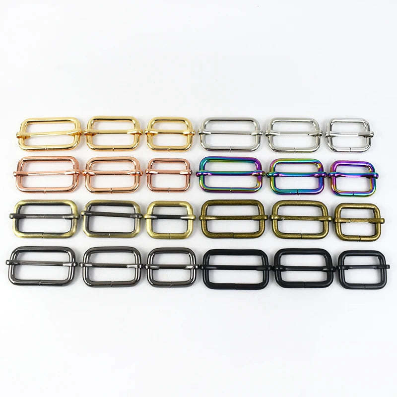 Deepeel F2-12 20-50mm DIY Luggage Accessories Iron Tri-Glide Buckle Multi-color High-quality Durable Buttons
