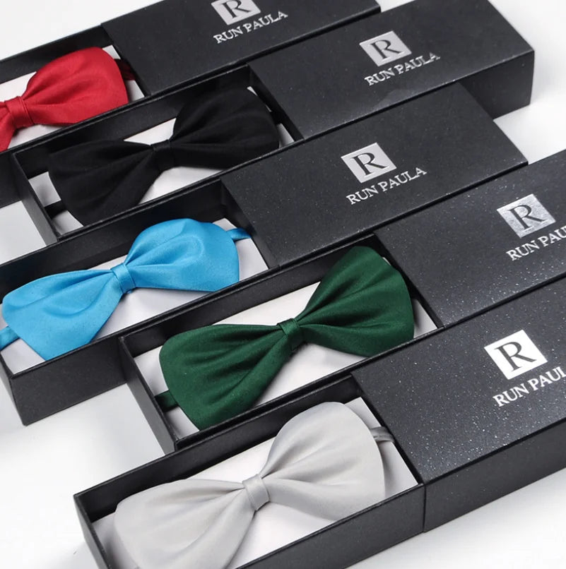 Wholesale Man Groom Wedding Tie Wedding Dress Red Black Male Bow Tie