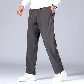 Thick Track Pants Men Baggy Stylish Straight Fleece Pants Sports Wear Breathable Gym Jogging Pants for Man