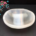 DIY OEM Moon Large Bowls Selenite Bowl for DIY Home Decoration Eco-friendly Love Europe Folk Art Polished Accept 1pcs