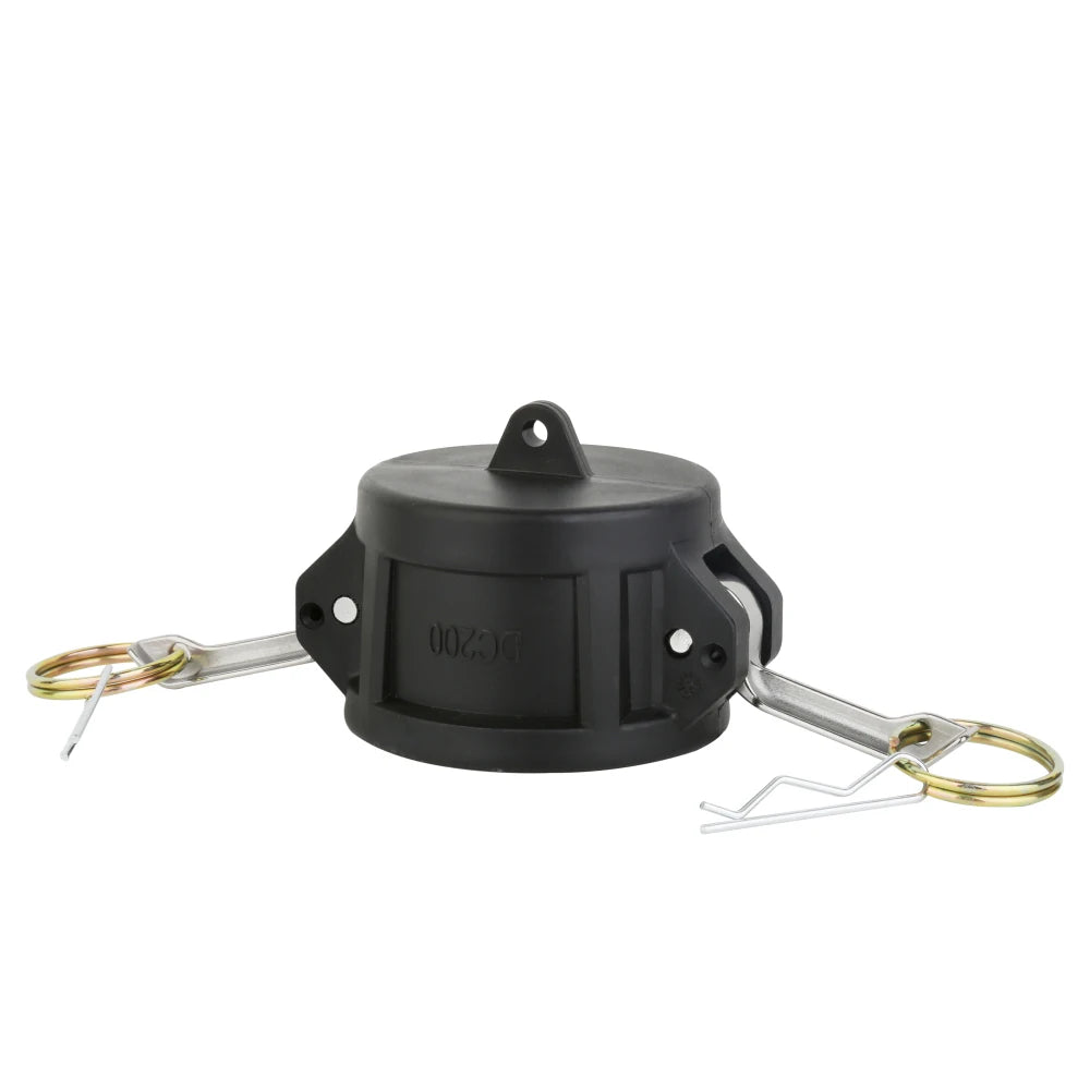 3/4"~4" DC Plastic Adapter Fitting PP Camlock Type DC  Quick Coupling IBC Tank Container Pipe Fittings Camlock Hose End Cap