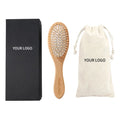 Lotus Wood Portable Handle Air Cushion Hairbrush Square Wooden Comb With Needle for Home Scalp Meridian Dredging Home Hair Care