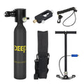 DIDEEP Profession Portable Mini Black  Snorkel Lung tank for Diving