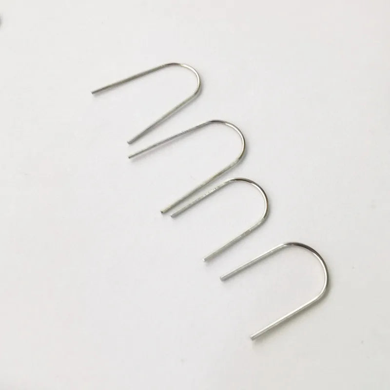 0.7mm Line Diameter Factory Supply  Simple Jewelry Making Parts Earring Hooks Diy Jewelry Accessories Ear Hooks