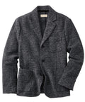 Soft Wool-Blend Blazer with Button Decoration Winter Cardigan Style Knit Wool-Blend Blazer Cardigan