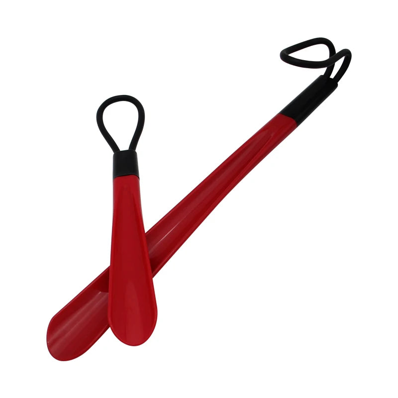 Factory Wholesale Custom Logo Lazy Shoe Helper Plastic Long Shoe Horn Men Women Shoehorn
