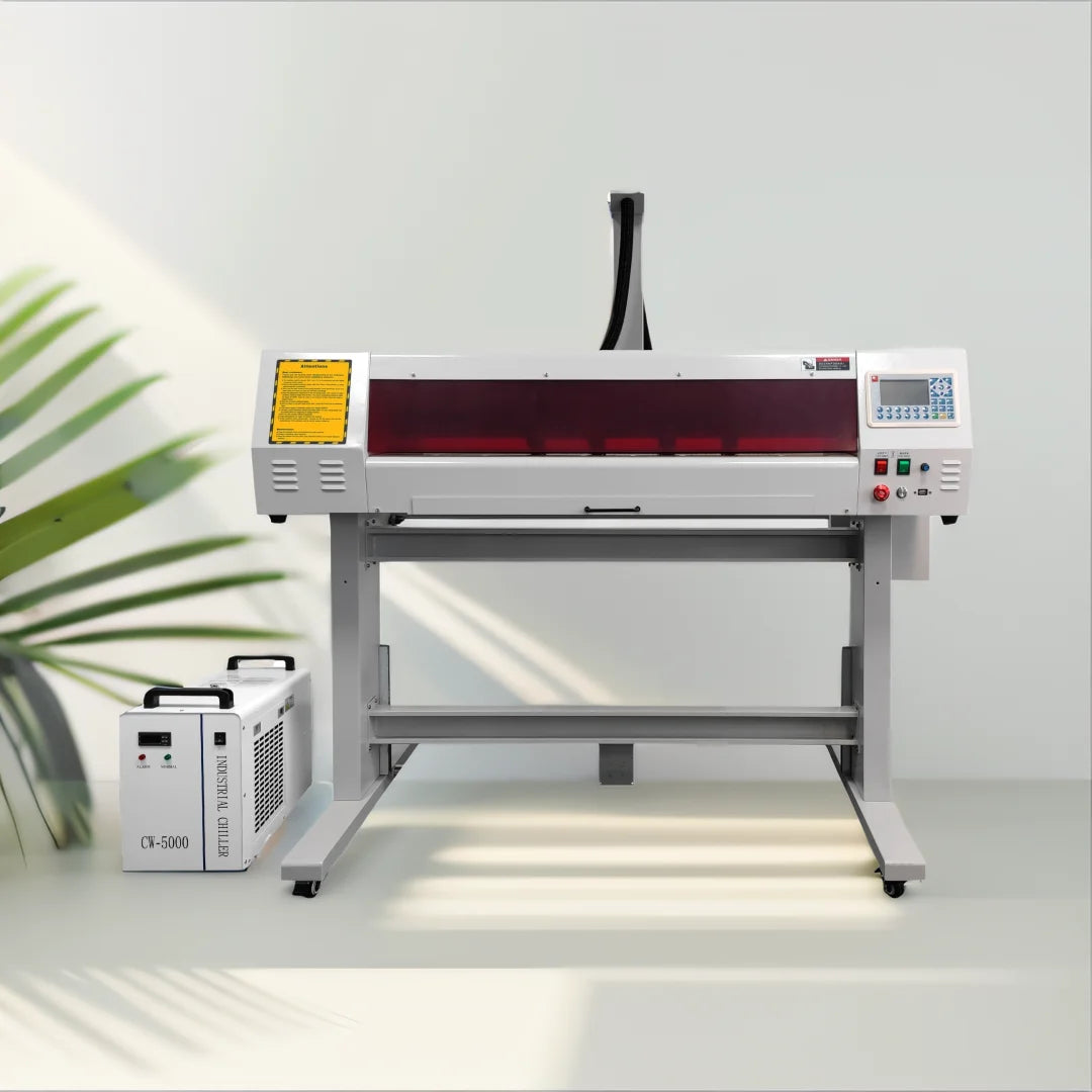 High Precision Super Label Cutting Machine RF Laser Cut Sticker Machine Efficient for Wood and Leather Materials