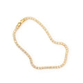European American Women Design Simple Personality Diamond Short Chain Bracelet Full Star 18k Gold Copper Zircon Necklace Choker