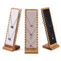 New Elongated Detachable Bamboo Jewelry Necklace Bracelet Chain Stand Prop