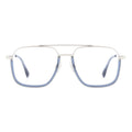 Double Bridge Classic Acetate Metal Eyeglasses Frames Computer Blue Light Blocking Acetate Metal Optical Eyeglasses