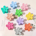 YIYI INS Hot Spring Summer Candy Color Sweet Ponytail Hair Clips Large Flower Super fairy Lovely Hair Claw Clips for Girls