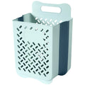 Home Small Organizer Desktop Folding Crate Storage Basket Snack Storage Basket With Hook Household Bathroom Use