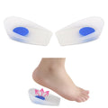 Silicone Foot Pads Heel Cups Plantar Fasciitis Inserts Silicone Heel Lifts Height Increase Insoles