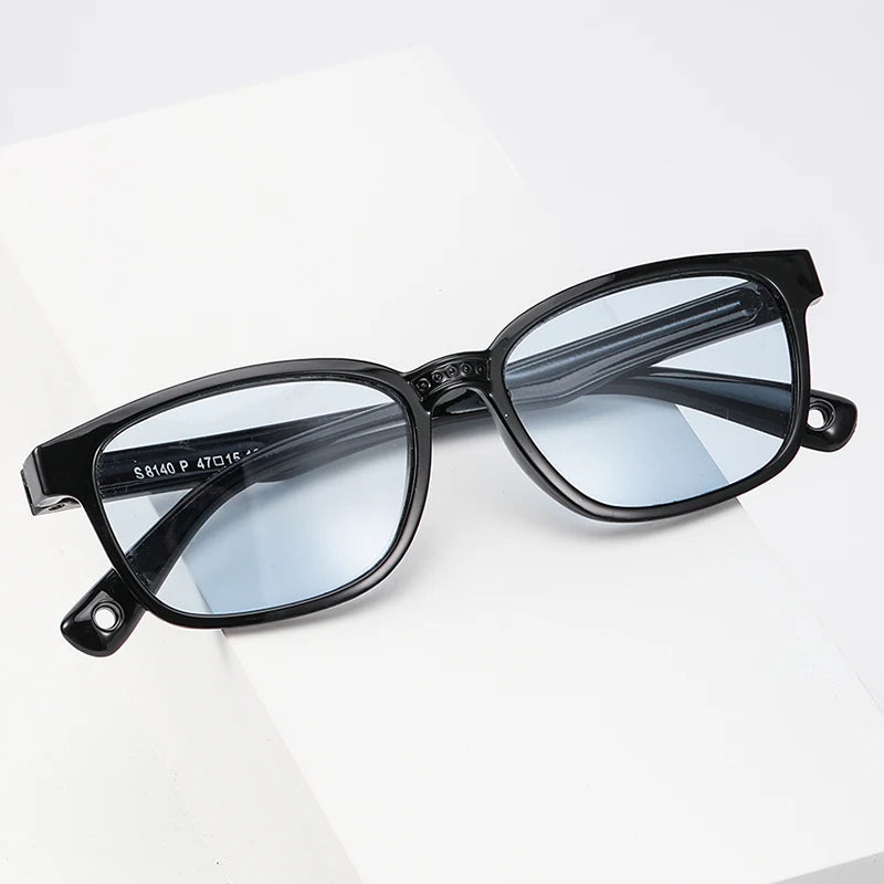 Wholesale Kids Blue Lens Change Color Computer Anti Bluelight Glasses Photochromic Eyeglasses Blue Light Block Sun Glasses