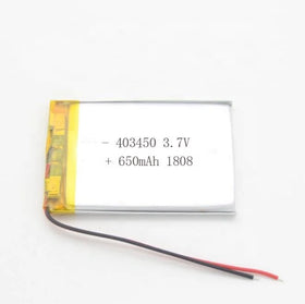 CE Certified 403450 Battery Pack 3.7v 800mAh Lithium Ion Polymer Pouch Battery