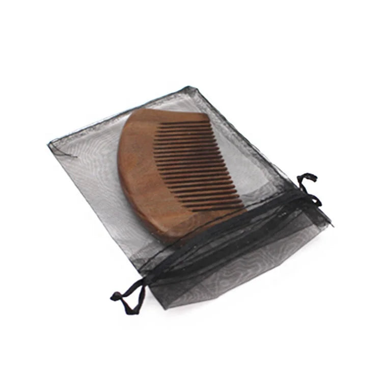 Customized Guangdong Made Organza Drawstring Pouches for Jewelry and Makeup for Earrings Screen Printed Cosmetic Bags for Gifts