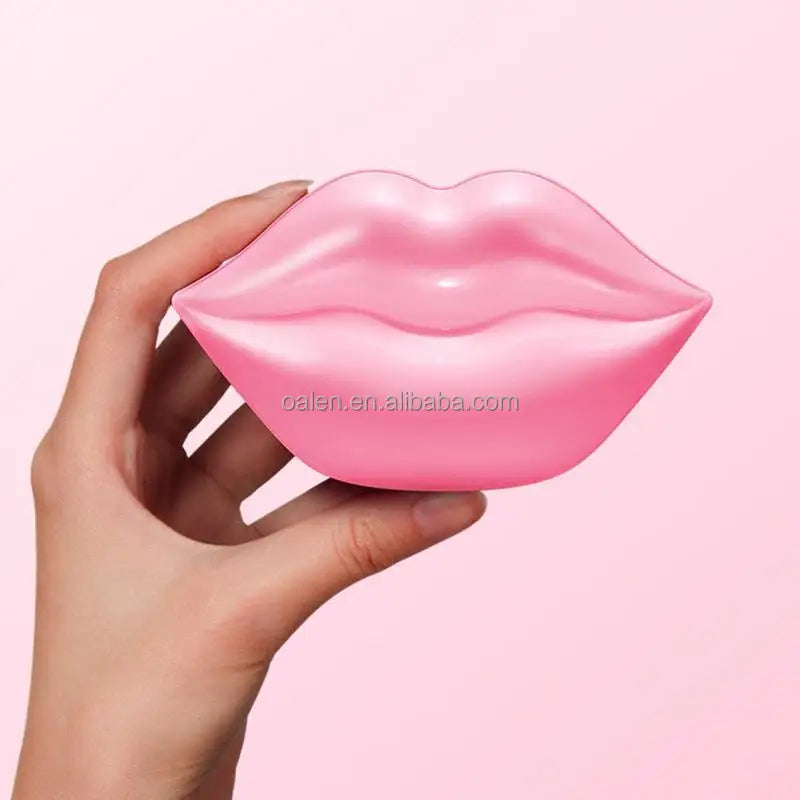 20PCS Lip Care Pink Cherry Lip Sleep Mask Plumping Moisturizing Anti Wrinkle Collagen Lip Mask