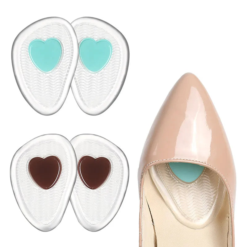 Ripple Forefoot GEL Insole Reusable Metatarsal Pads Ball Foot Cushion Pad All-Day Sports Comfort Shoe Insert with Pain Relief