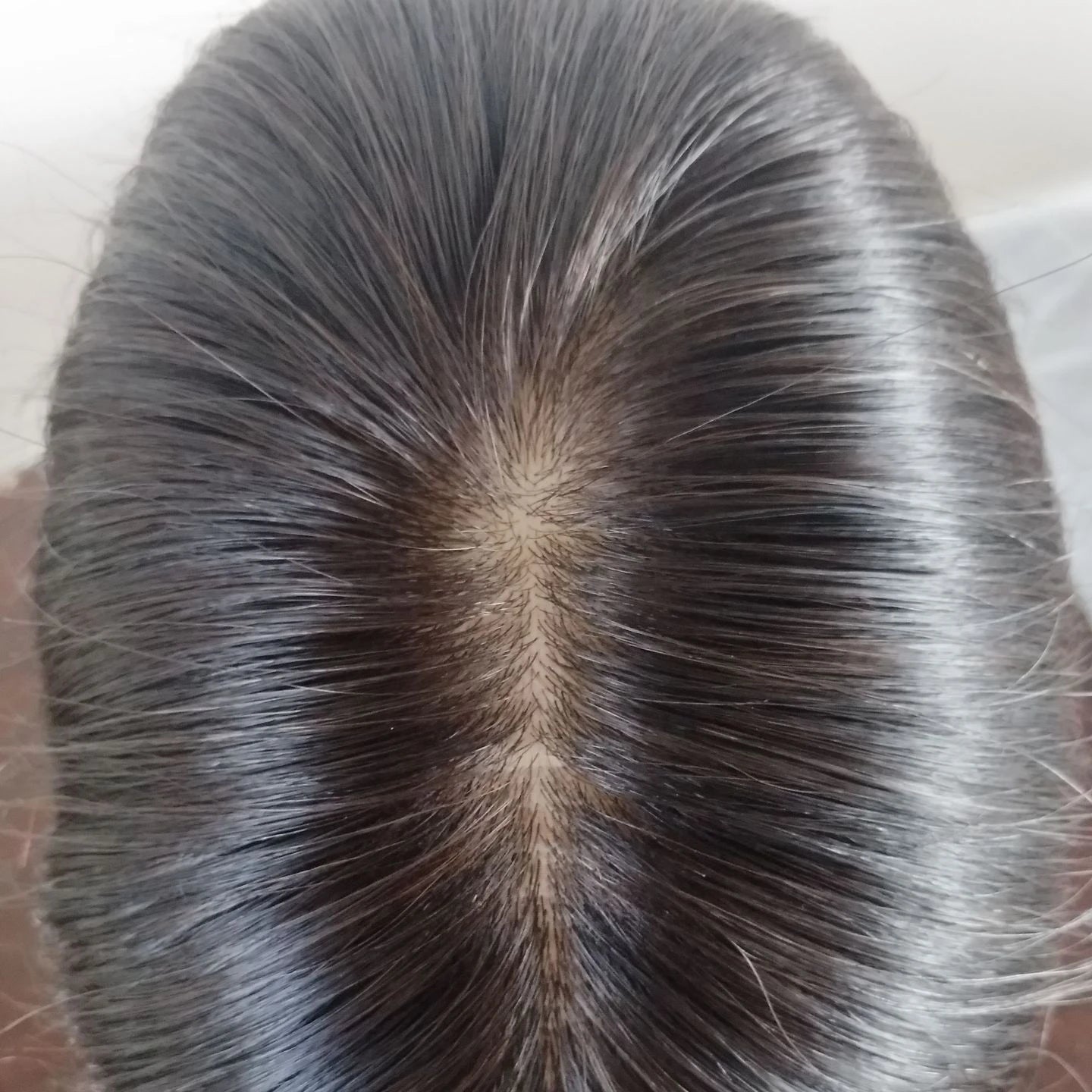 ML Silk Base Dobdle  Human Hair Topper for Woman Clip in Cuticle Aligned Hair Silk Top Human Hair Topper Women Toupee Hairburst
