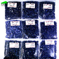 Blue Sapphire Round Brilliant Cut 0.8-2.0mm Natural Sapphire Stone for Pendant & Necklace Jewelry Certified