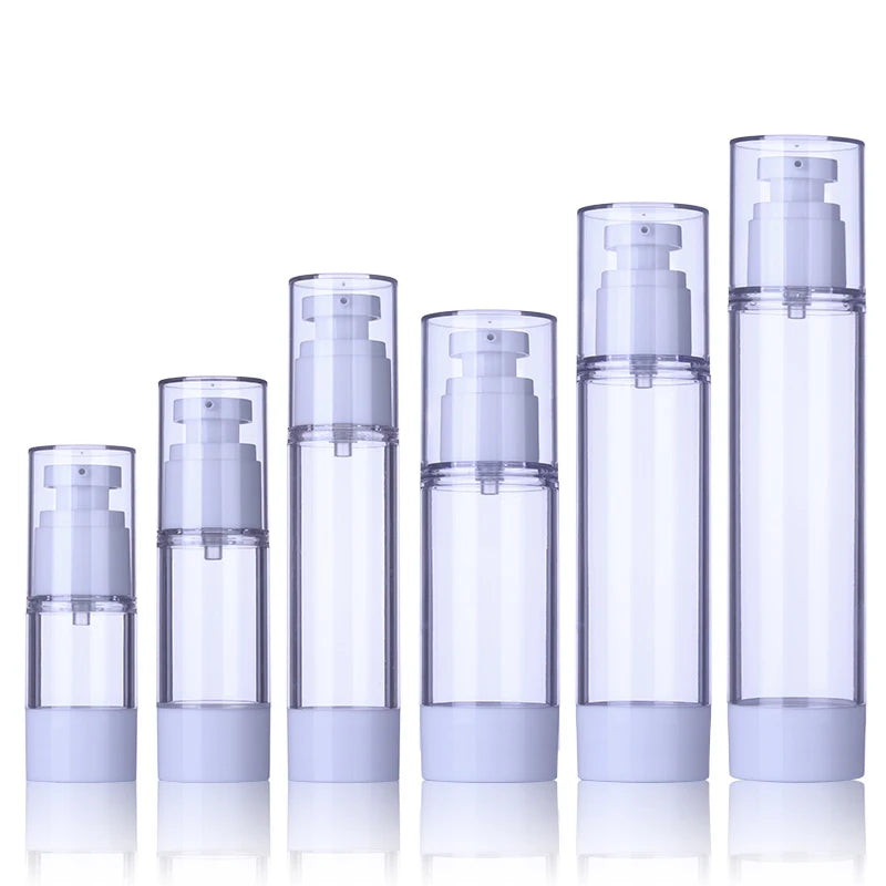 PET Plastic Vacuum Pump Bottle Liquid Water Body Skin Face Care Bb Moisturizer Cream Lotion Makeup Travel Sets Airlessbottle