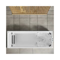 5.5m Acrylic Outdoor Spa Pool Heated 5.5m Outdoor Heated Hot Tub with Stand Shower & Lounge-for Outdoor Swimming