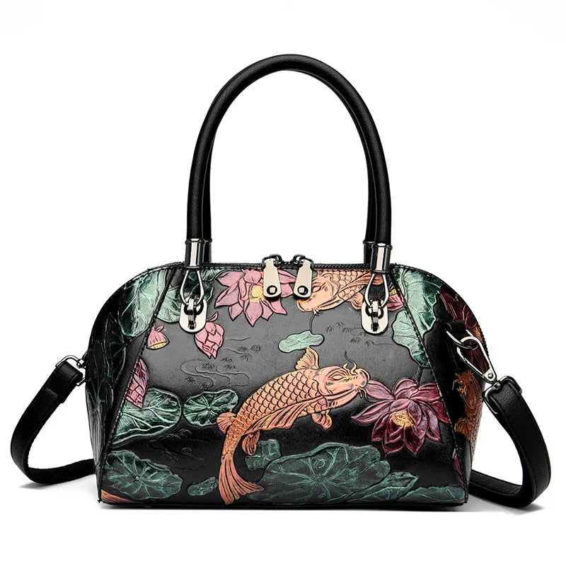 Famous Designer Bags Women Leather Handbags Luxury Ladies Hand Bags Fashion Crocodile Pattern Bag