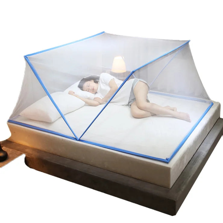 Hot Sell Good Sewing Factory Folded Convenient Portable Mosquito Net Tent Adults Mosquito Bed Net