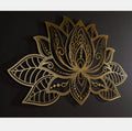 3D Mandala Large Wall Decor Metal Customized Lotus Flower Shaped Mandala Gift Home Decor Metal Wall Art Wall Decor