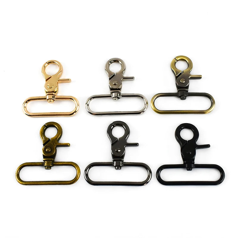 Meetee H4-1 50mm Swivel Buckle Hardware Dog Collar Snap Hook Handbag Strap Clasps Hardware Accessories Bag Lobster Buckles