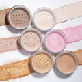 Low MOQ Wholesale Glitter Loose Powder Concealer Long Lasting Oil Control Matte Pink Makeup Setting Powder