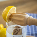 Eco Friendly Lemon Juicer Natural Beech Wooden Manual Lemon Orange Squeezer