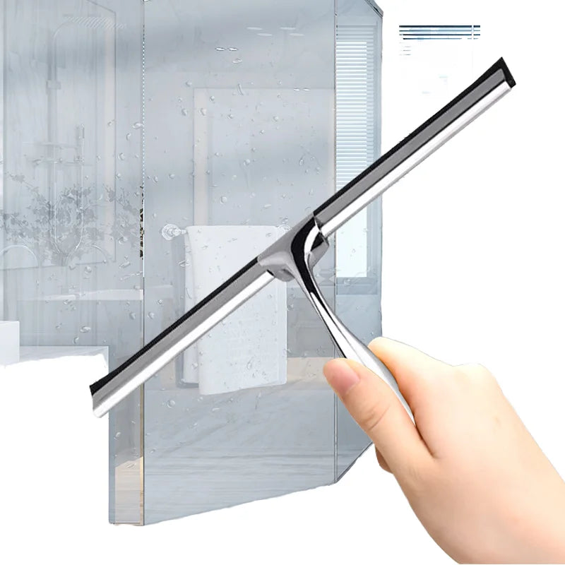 Professional Small Hand Squeegee With Silicone Blade S Shape Hook Glass Scraper and Rug Cleaner for House Window Usage