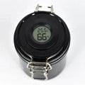 New Black Hygrometer Adhesive Storage Container Airtight Eyelash Glue Adhesive Container With Hygrometer Farenheit