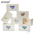 JUNAO Factory TOP Quality 20 Different Shapes Sewing Drop Flatback Crystal Strass Sew on K9 Glass Rhinestones Dress Accessories