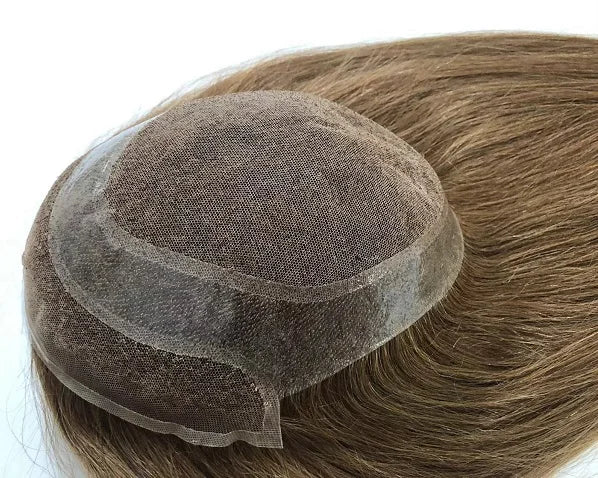 High Quality 100% Indian Remy Cuticle Hair Human Hair French Lace Topper Women Human Hair Toupee