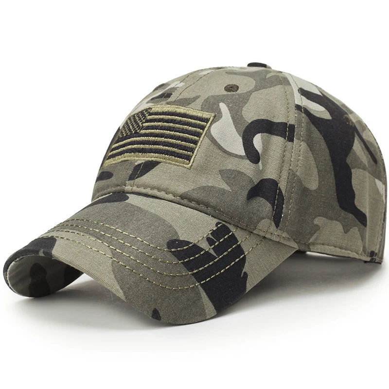 Embroidery Snapback Dad Hat Sports America Trucker Cap New Men  Camouflage Baseball Cap Gorras