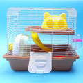 Hamster Villa Hamster Supplies Double Villa New small villa with transparent skylight