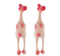 Eco-Friendly Pet Latex Toy Sound Feature Chicken Skin Color for Dogs