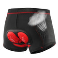 YOUME Men's Breathable Silicone Cycling Shorts Gel Pad Shockproof for MTB & Road Bike Comfortable Underwear