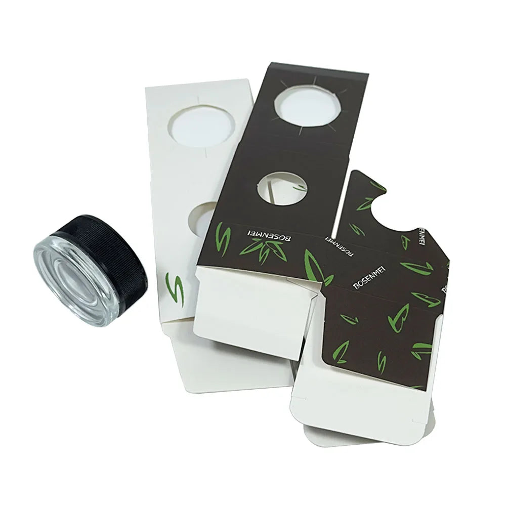 Customised Various Thickened Small Card Box Free Design LOGO Concentrate Packaging Colour Box 3g 5g square Gift Box