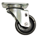 HIME HM2209 3 Inch Dark Blue-White Caster Wheels for School Kitchen Supermarket Shopping Cart Flatbed Cart-Mild Steel