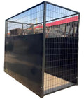 USMILEPET Factory Direct Superior Quality Customized Dog Kennels Large Outdoor Activities Dog Cages Metal Solid Black Kennels