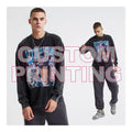 Custom  Private Logo Vintage t Shirts for Men Round Neck Men's Cotton Long T Shirts Digital Print