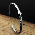 VAF Super!!!Dragon Scale Armor Bracelet Stainless Steel Fully Polished Adjustable Unisex Bangle Pulsera De Escamas De Dragon