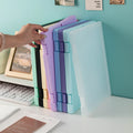 Rectangular Plastic Empty Box Storage Box Stationery File Box Plastic Folder